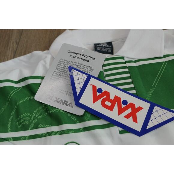 NWT Vintage Xara Collared Polyester Football Soccer Shirt Jersey Men's Large - Picture 3 of 9